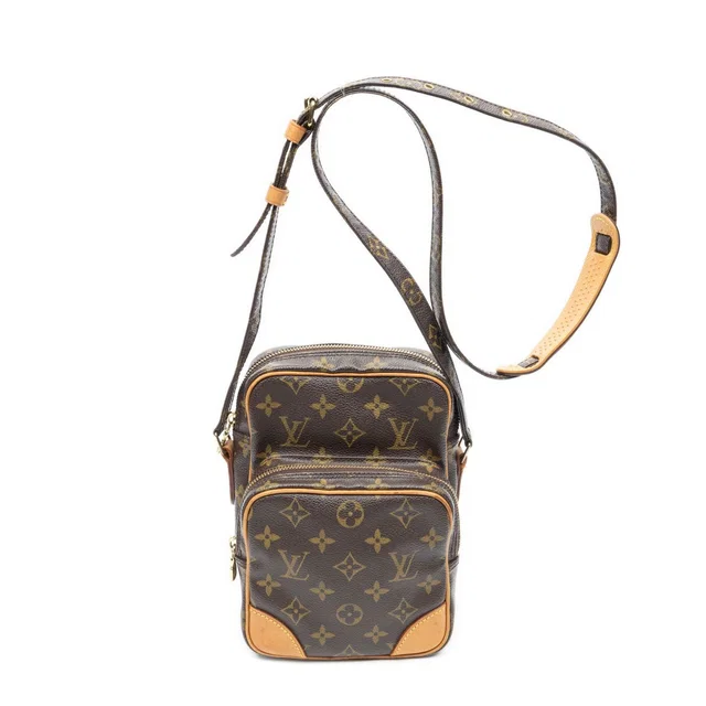 Louis Vuitton Amazon Brown Monogram Canvas Crossbody in Brown Coated canvas from The Reluxe