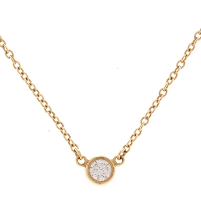 Tiffany & Co. by the Yard Necklace Yellow Gold Diamond in Yellow from The Reluxe