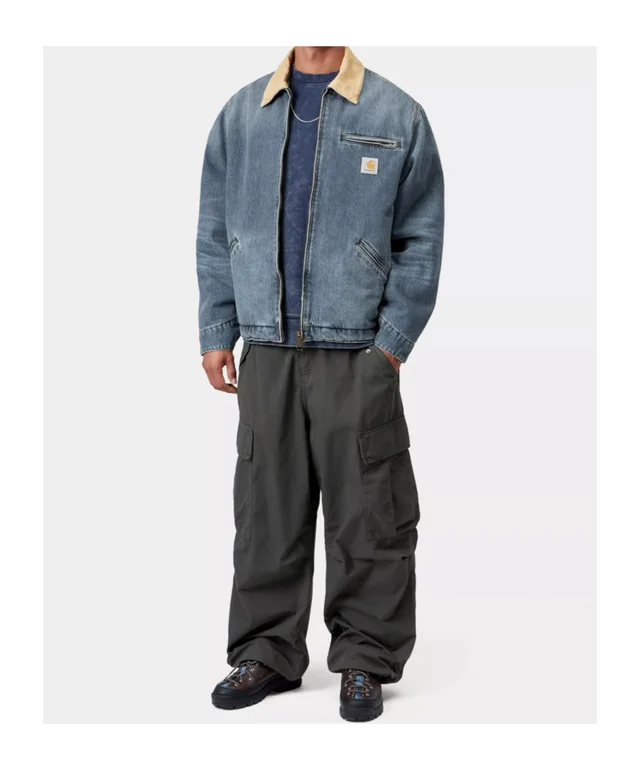 Carhartt WIP Detroit zip-up denim jacket, photo 5 of 7 from SENSER