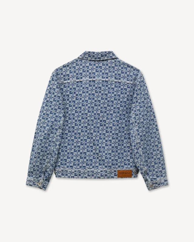 Kenzo 'Kenzogram' utility jacket in japanese denim, photo 2 of 7 from SENSER