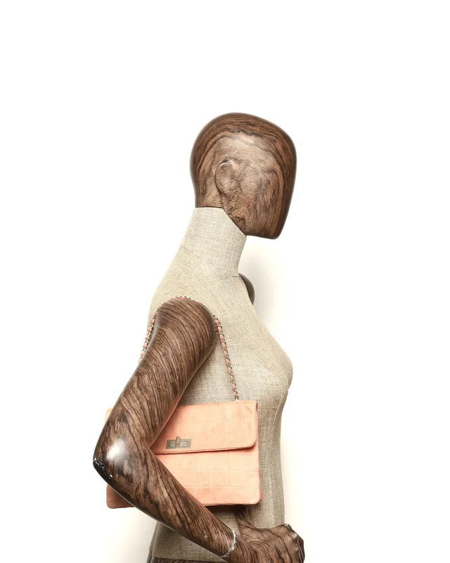 Chanel Suede Square Quilt Mademoiselle Flap Bag in Suede from A Retro Tale, photo 12 of 12