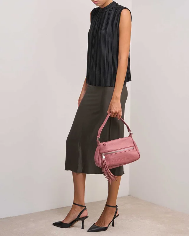Chanel Shoulder Bag Calf Pink in Pink Calfskin from SACLÀB, photo 2 of 2
