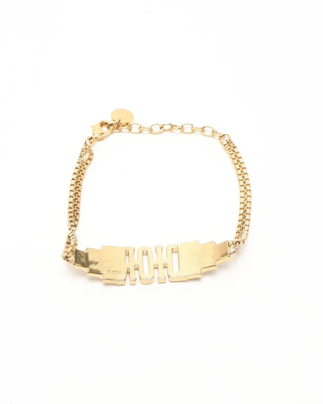 Dior Logo Rhinestone Bracelet from A Retro Tale, photo 2 of 3