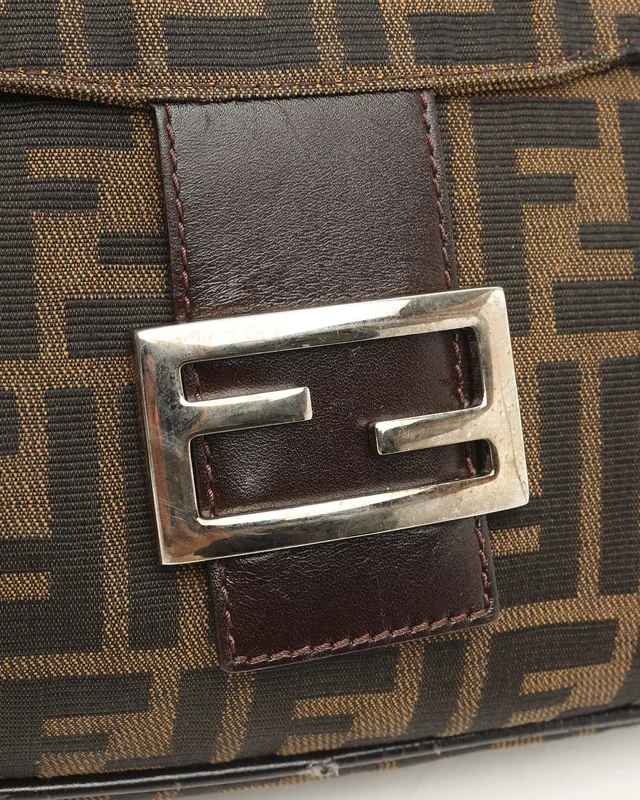 Fendi Zucca Shoulder Bag in Canvas from A Retro Tale, photo 6 of 9