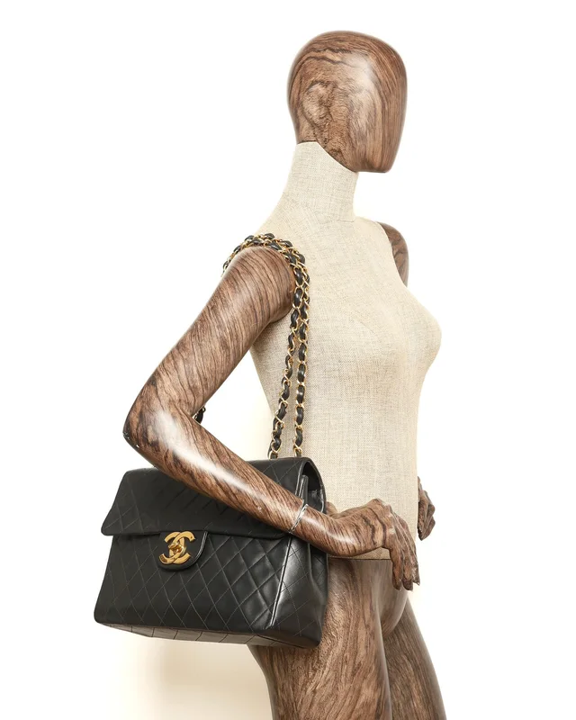 Chanel Classic Maxi Single Flap Bag in Lambskin from A Retro Tale, photo 10 of 10