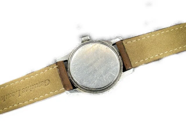 34MM RWC Shock Resisting Oyster Rolex Watch Company Manual Ref. 4453 in Patent leather from Bagriculture