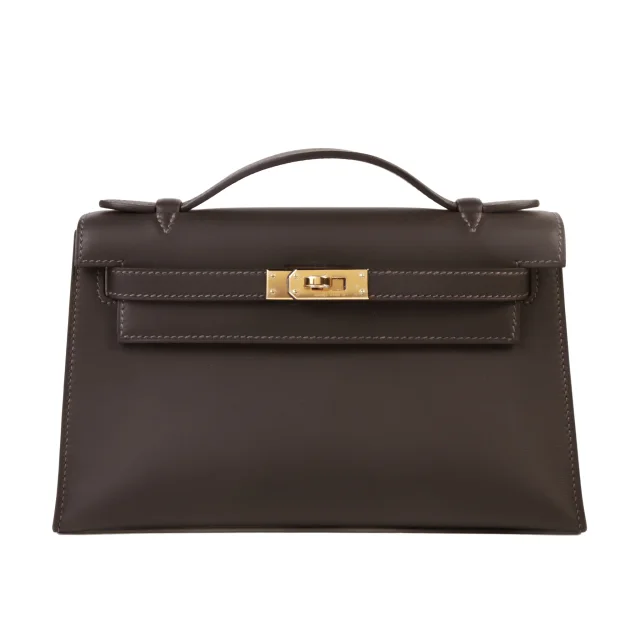 Hermès Kelly Pochette Bai Brun（T3） from Ginza Xiaoma