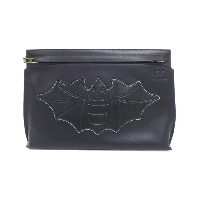 Loewe ロエベ ティー ポーチ クラッチバッグ in BLACK(ブラック) / GOLD(ゴールド)金具 from KOMEHYO