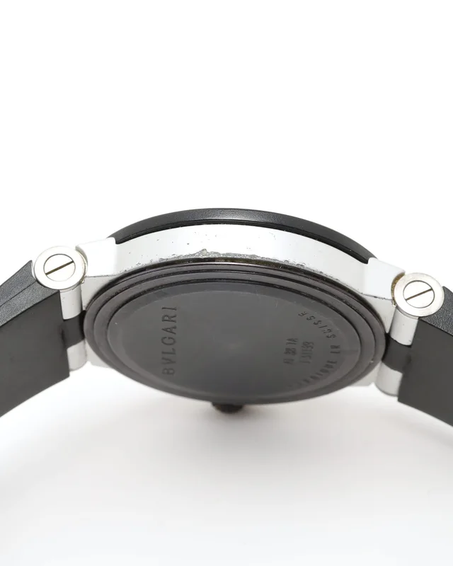 Bvlgari Diagono Aluminium 38mm Full Set 2001 Watch in Denim from A Retro Tale, photo 9 of 9