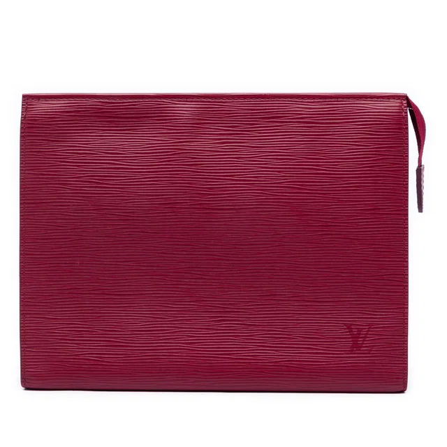 Pink Louis Vuitton Epi Toiletry Pouch 26 Clutch Bag in Pink Leather from Designer Revival