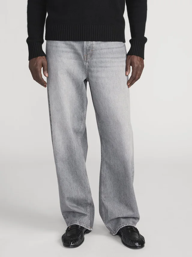 FRAME Baggy Jean in Ironclad, photo 3 of 14 from FRAME