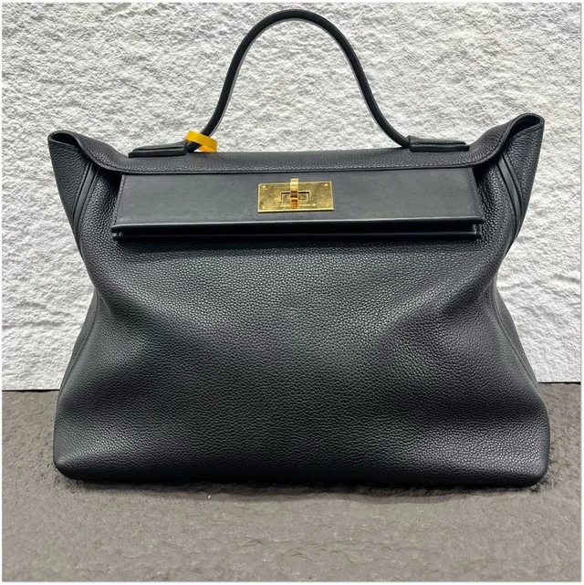 Hermès Black Togo Leather 24/ Handle Bag in Black Togo leather from Luxury Promise, photo 1 of 1