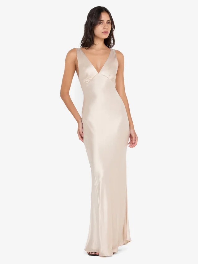 Bec&Bridge MOON DANCE VERONA DRESS - SAND in Beige from BEC + BRIDGE, photo 1 of 1