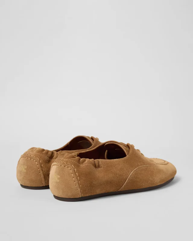 Celine ADAM LACE-UP LOAFER IN SUEDE, photo 3 of 5 from SENSER