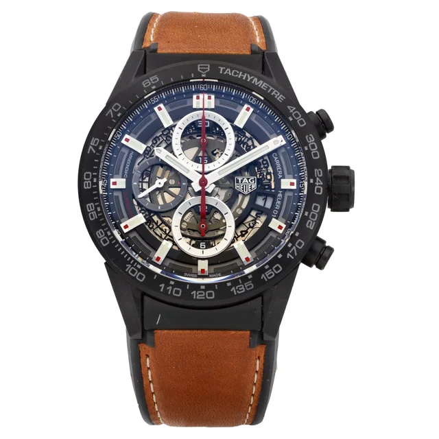 TAG Heuer Carrera CAR2090 43mm Ceramic Watch in Ceramic from H&T