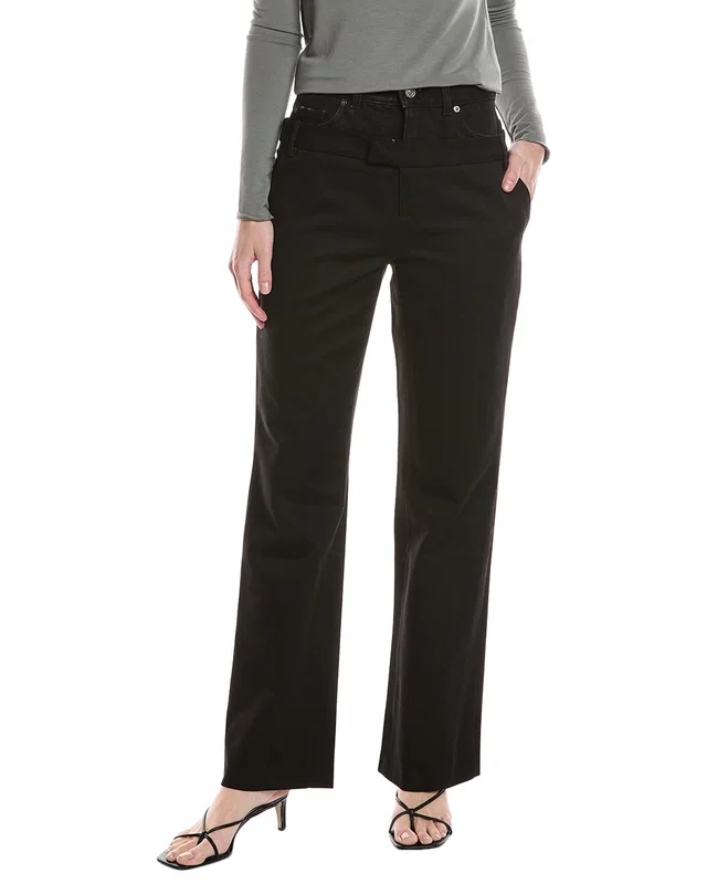 7 For All Mankind Double Waisted Trouser, image 1 of 1 from Rue La La