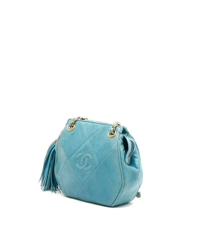 Chanel CC Tassel Bag in Suede from A Retro Tale, photo 2 of 11