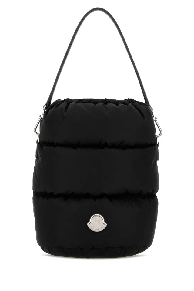 Moncler Caradoc Bucket Bag — Black in Black Nylon from HEWI