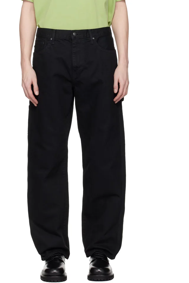 Black Overdyed Painter Jeans, image 1 of 1 from SSENSE