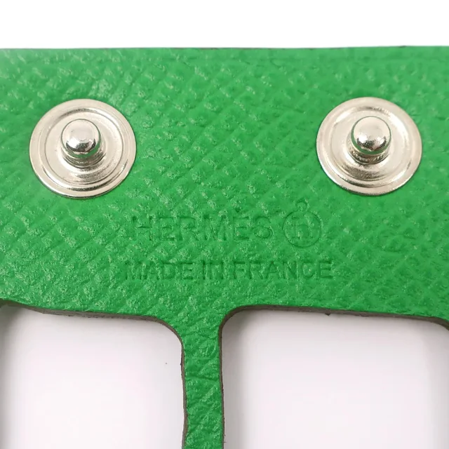 Hermès Togo Bangle Bracelet Green in Green Others from LuxUness, photo 4 of 6