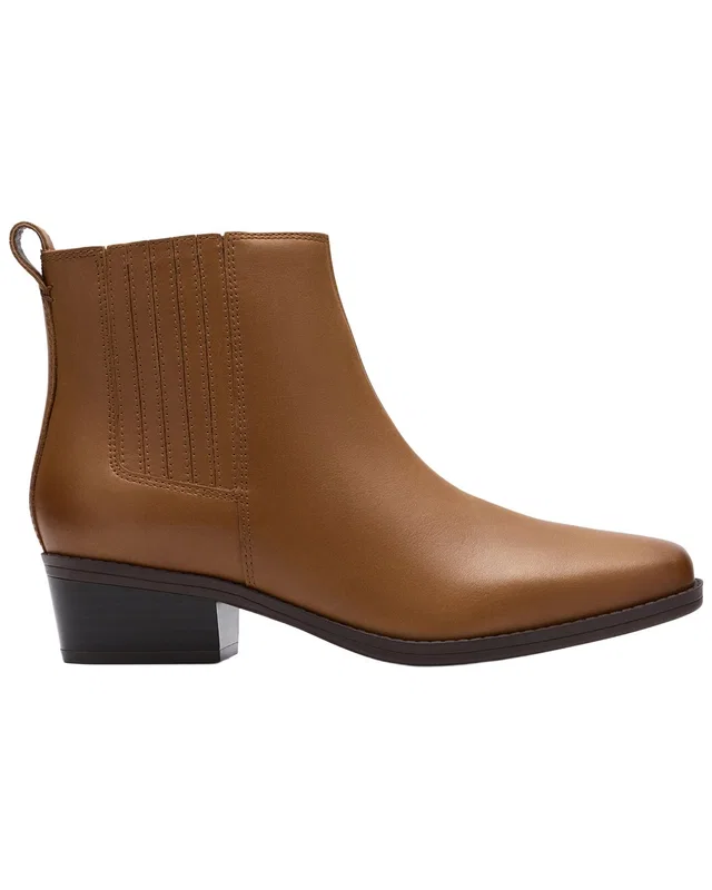 Clarks Collection Danyelle Skip Leather Boot, image 1 of 1 from Rue La La