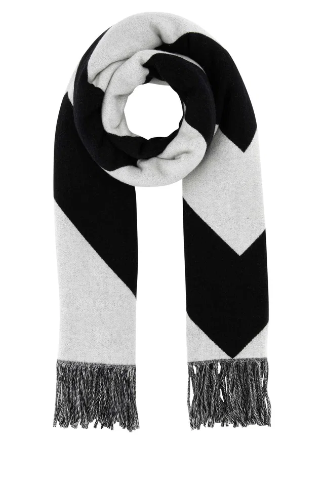 Valentino Garavani Virgin Wool Cashmere Scarf — Multicolor Scarfs in Multicolor Cashmere from HEWI