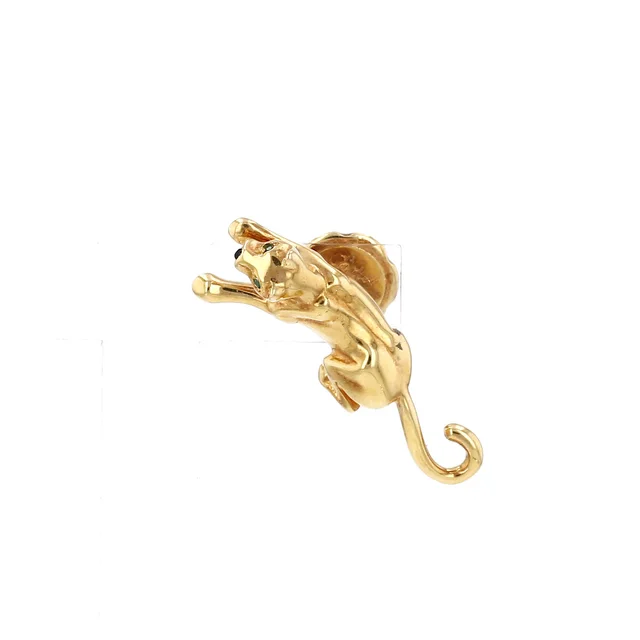 Cartier brooch in yellow gold, emeralds and onyx in Yellow from Collector Square, photo 2 of 2
