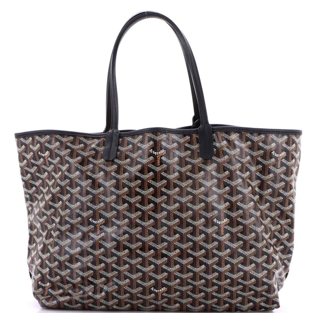 Goyard Pm Saint Louis Tote Coated Canvas in black Coated canvas from Poshmark