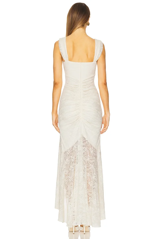 MORE TO COME Micah Corset Dress in Ivory, photo 3 of 4 from REVOLVE (Canada)