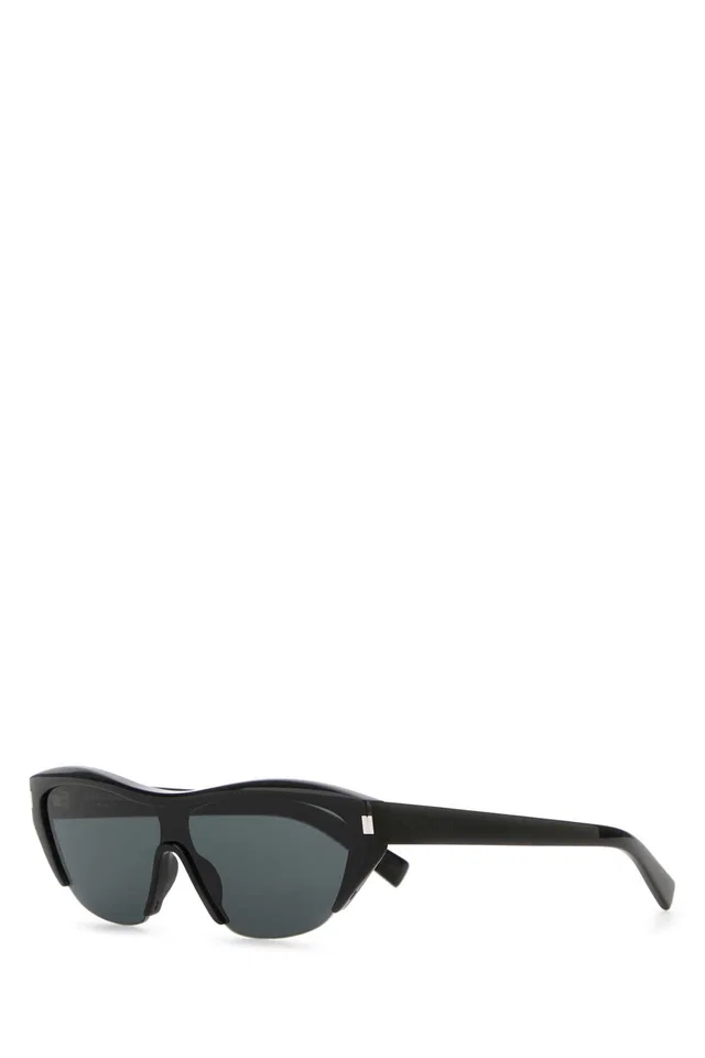 Saint Laurent Sl Black Acetate Cat-Eye Sunglasses — Exterior in Black from HEWI