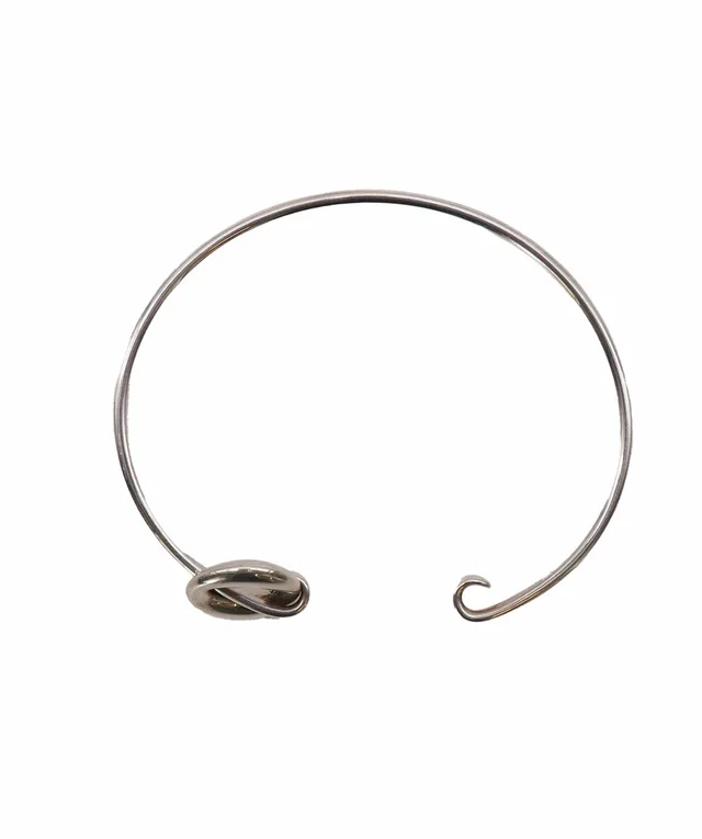 Tiffany & Co. Sevillana Bangle Sterling Silver 925 112226 in Silver Leather from Luxury Promise