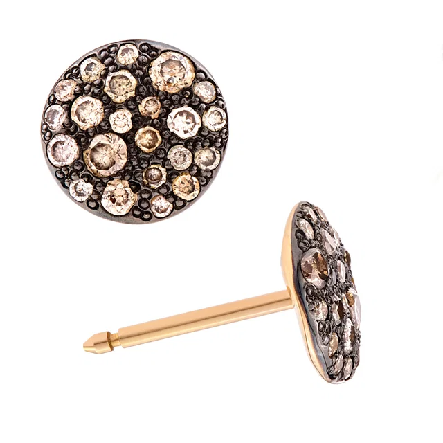 Pomellato Lucciole earrings with diamonds in 18k in Yellow Gold from Gray And Sons