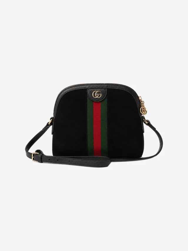 Gucci Black suede Ophidia shoulder bag in Black Suede from Sign of the Times
