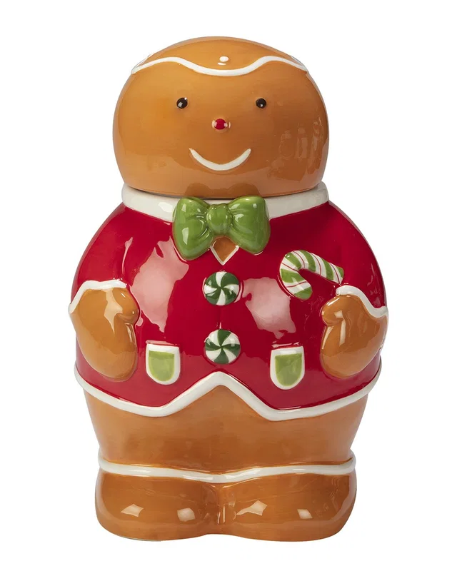 Certified International Holiday Magic Gingerbread 3D Cookie Jar, image 1 of 1 from Rue La La