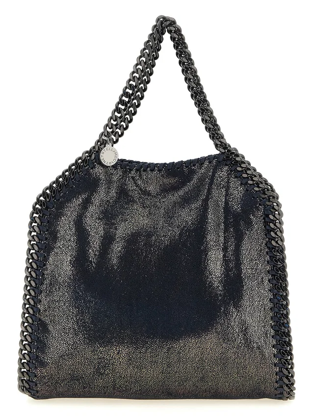 Stella McCartney Falabella Shoulder Bag — Black in Black Woven leather from HEWI