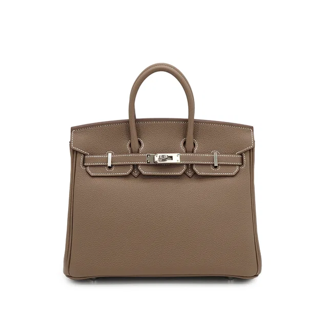 Hermès Birkin 25 Etoupe Togo Hand Bag 2026 G Stamp Palladium Hardware in Taupe Togo leather from Luxury Promise