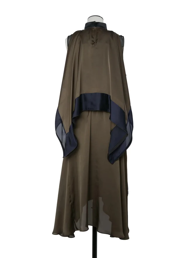 Sacai ruffled layered-design asymmetric dress, photo 6 of 6 from SENSER