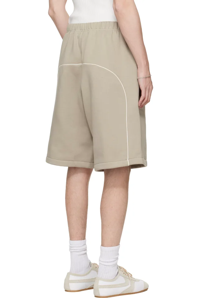 Fear of God ESSENTIALS Gray Active Trace Relaxed Shorts, photo 3 of 4 from SSENSE