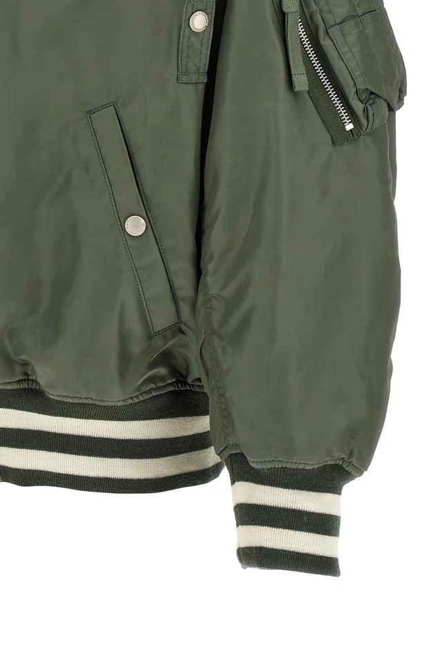 Comme des Garçons Homme Patch Oversized Bomber Jacket, photo 6 of 9 from SENSER