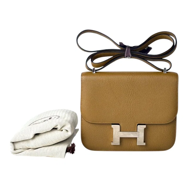 Hermès Constance Mini in Chevre Leather & Verso with PHW in Goatskin from Luxury Promise