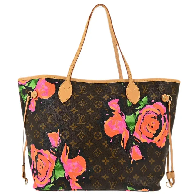 Louis Vuitton Monogram Rose Neverfull MM Shoulder Tote Bag M48613 in Pink Coated canvas from AMORE Vintage Tokyo