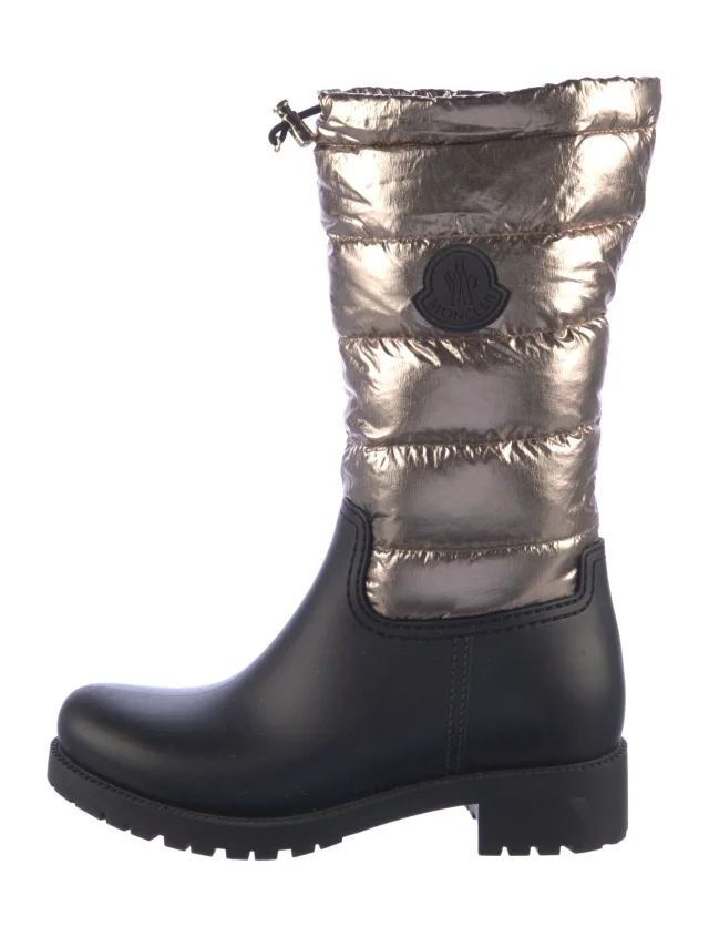 Moncler Rubber Rain Boots from The RealReal