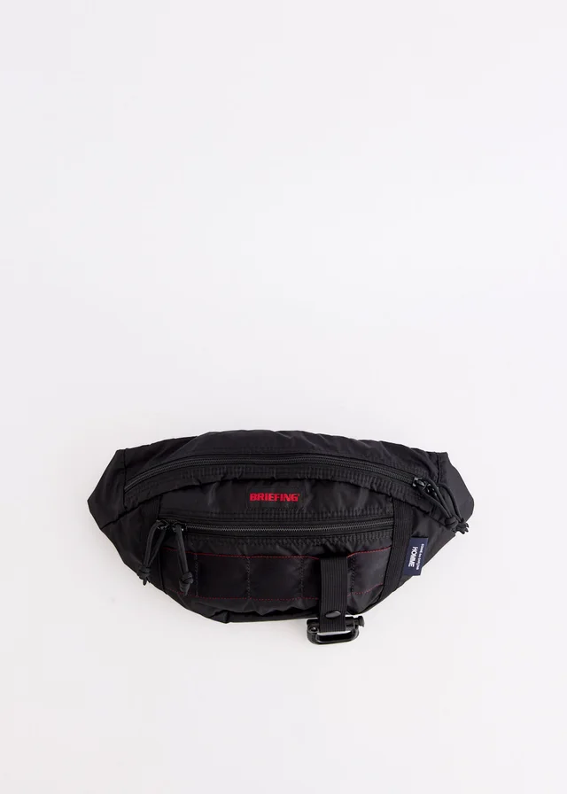 Comme Des Garcons Homme x Briefing Nylon Diamond Rip Waistbag in Black from Incu, photo 1 of 1
