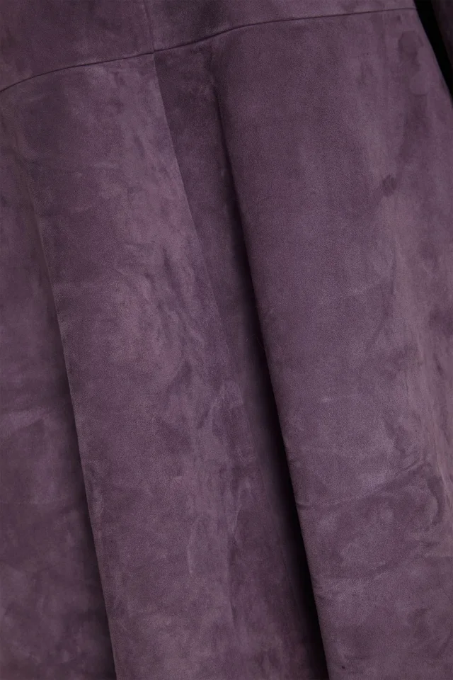 Valentino Garavani Suede Mini Dress in Purple, photo 4 of 4 from THE OUTNET