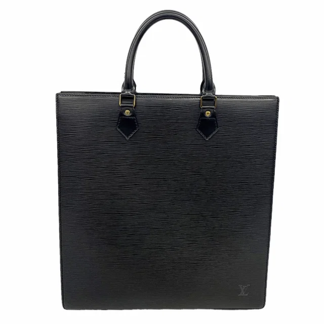 Louis Vuitton Tote Bag Epi Sac Plat Noir in Black from The Reluxe