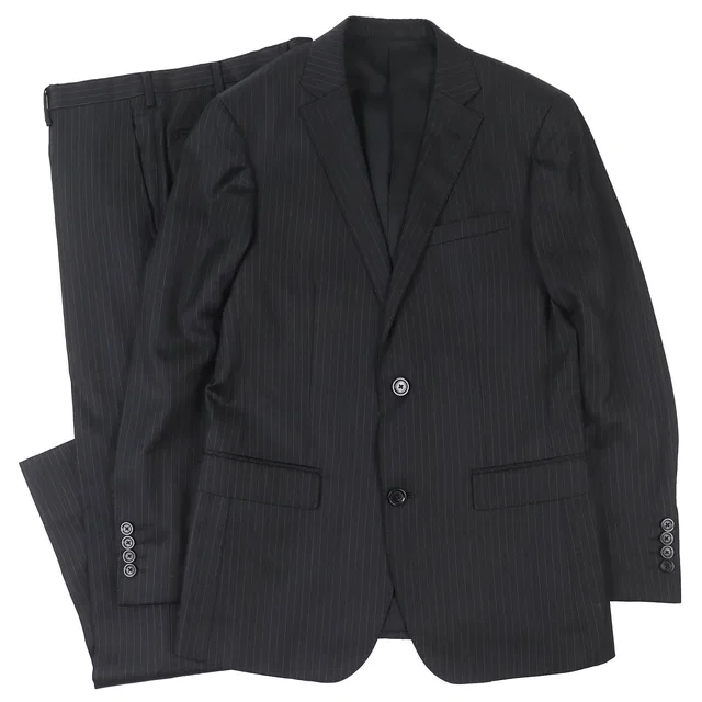 Burberry BLACK LABEL Stripe Pattern Suit Set in Black from LuxUness