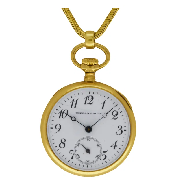 Tiffany & Co. pocket watch 26mm in Yellow Gold from Gray And Sons