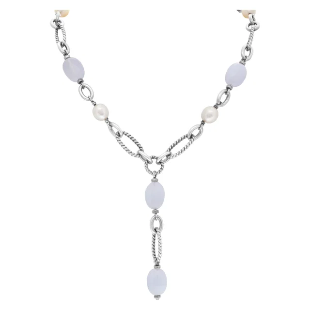 David Yurman figaro link necklace in Silver Sterling Silver from Gray And Sons