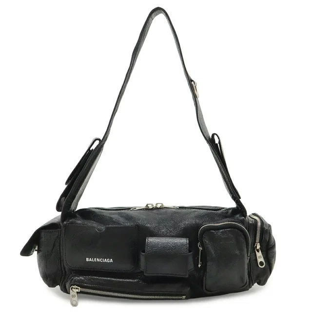 Balenciaga Superbusy Leather Shoulder Bag in Leather from LuxUness
