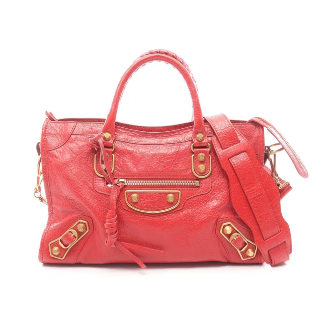 Balenciaga Le City Small Leather 2way Bag in Leather from LuxUness